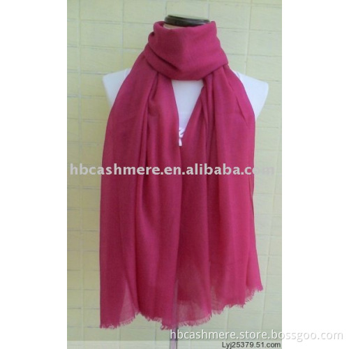 pure pink cashmere scraves